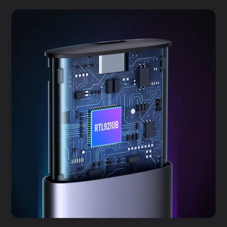 Ugreen M.2 SSD-Laufwerksgehäuse USB 3.2 Gen 2 (SuperSpeed USB 10 Gbit/s) grau (CM400 90264)