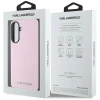 Karl Lagerfeld Saffiano Metal Logo Case für Samsung Galaxy A56 - Pink