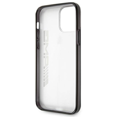 Etui IPHONE 12 PRO MAX Mercedes AMG Hardcase Metallic Painted (AMHCP12LAESLBK) transparentne
