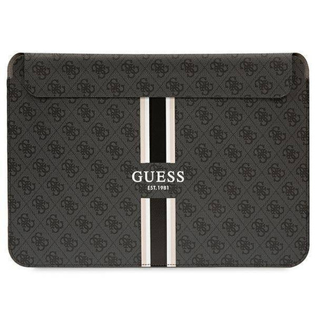 Tasche LAPTOP 16" Guess Sleeve 4G Printed Stripes (GUCS16P4RPSK) schwarz