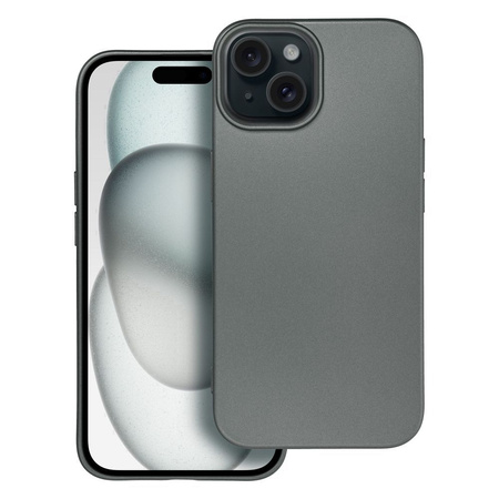 Futerał METALLIC do IPHONE 15 szary