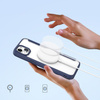 Etui iPhone 15 Plus magnetyczny pokrowiec MagSafe z klapką Dux Ducis Skin X Pro - niebieski