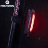 Rockbros A54BK Rear Bike Light + Micro USB - USB-A Cable - Black