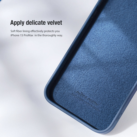 Etui Nillkin CamShield Silky Silicone do Iphone 15 Pro czarny