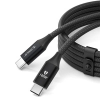 Kabel USB-C na USB-C 1m 5A 100W - czarny