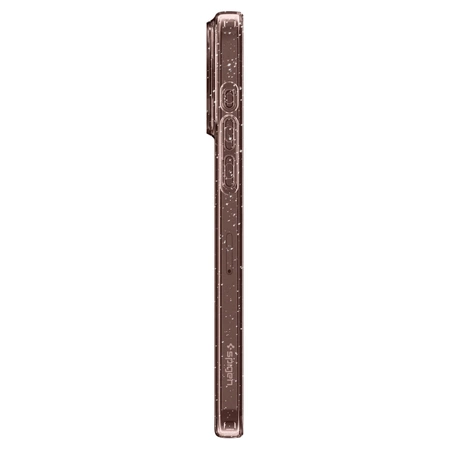 Etui Spigen Liquid Crystal Glitter na iPhone 15 Pro Max - różowo-przezroczyste
