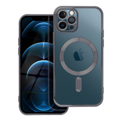 Futerał Electro Mag Cover kompatybilny z MagSafe do IPHONE 12 PRO czarny