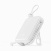 Joyroom powerbank z kablami USB C i Lightning oraz podstawką Cutie Series 10000mAh 22.5W biały (JR-L008) 