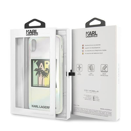 Etui Karl Lagerfeld KLHCI65IRKD iPhone Xs Max hardcase Kalifornia Dreams