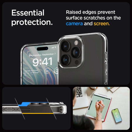 SPIGEN ULTRA HYBRID IPHONE 15 PRO MAX FROST CLEAR