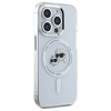 Etui Karl Lagerfeld IML Metal Karl&Choupette Head MagSafe na iPhone 15 Pro - białe