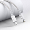 Baseus kabel USB Typ C - Lightning szybkie ładowanie Power Delivery 20 W 2 m biały (CATLGD-A02)