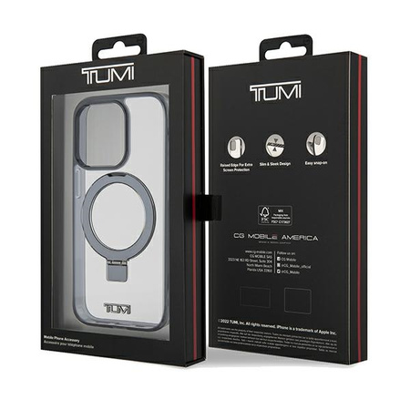 Tumi TUHMP15XSSFC iPhone 15 Pro Max 6.7"biały/white hardcase Transparent Ring Stand Magsafe
