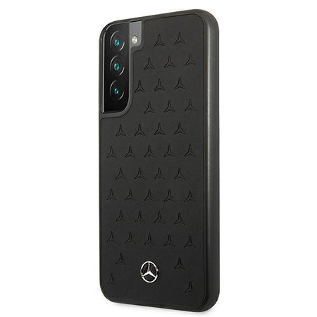 Mercedes MEHCS22MPSQBK S22 + S906 black / black hardcase Leather Stars Pattern