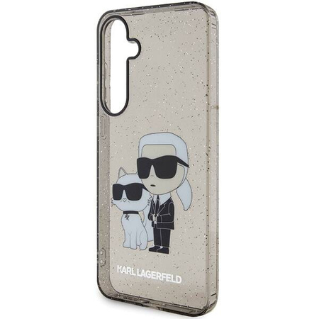 Karl Lagerfeld KLHCS24MHNKCTGK S24+ S926 schwarz/schwarzes Hardcase Glitzer Karl&Choupette