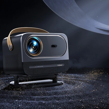 Yaber U12 LCD FullHD 1080p Multimedia Projector with Stereo Speakers - Black