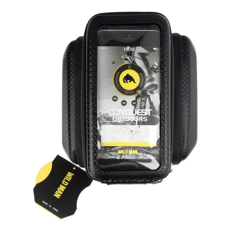 Uchwyt rowerowy / torba z pokrowcem na ramę na zamek WILDMAN E6S 1,2L 4" - 7"