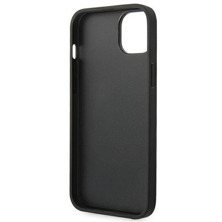 Oryginalne Etui IPHONE 14 PLUS Karl Lagerfeld Hardcase Monogram Stripe (KLHCP14MPGKLSKW) brązowe