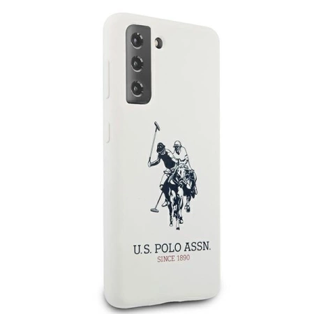 US Polo USHCS21MSLHRWH S21+ G996 biały/white Silicone Logo