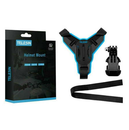 Telesin Motorcycle Helmet Chin + J-Hook Mount for sports cameras (GP-HBM-MT7)