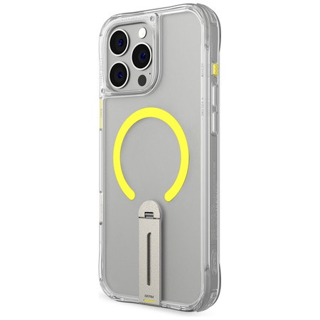 Etui Skinarma Helix do iPhone 16 Pro Magnetic Charging 360 Rotating Stand przezroczysty