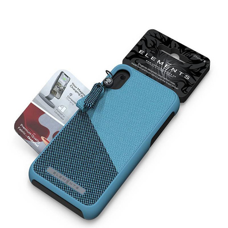 Nordic Elements Saeson Freja - Materiałowe etui iPhone Xs Max (Petrol)