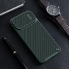 Nillkin Textured S Case für iPhone 14 Pro, gepanzerte Hülle mit Kameraabdeckung, blau