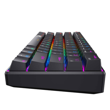 Przewodowa klawiatura mechaniczna / gamingowa RGB Havit KB903L (czarna)