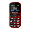 TELEFON GSM MOBIOLA  MB200 2G TELEFON DLA SENIORA CZERWONY