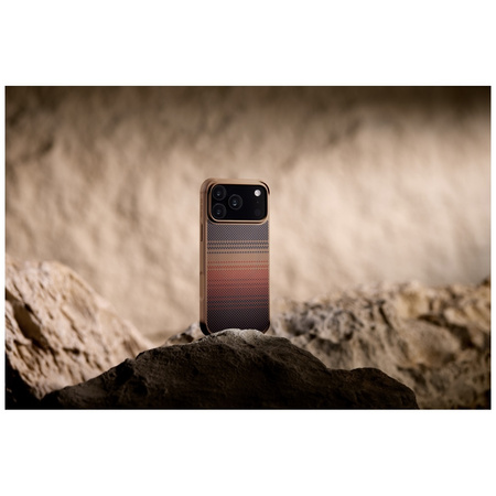 Etui PITAKA Aramid ProGuard MagSafe do   iPhone 17 Pro sunset