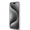 Oryginalne Etui KARL LAGERFELD hardcase Silicone Karl & Choupette Ring MagSafe KLHMP15XSCMKCRHP do Iphone 15 Pro Max różowy