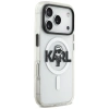 Karl Lagerfeld IML Karl Sketch Logo MagSafe Case für iPhone 17 Pro - Transparent