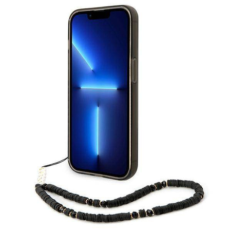 Guess GUHCP14LHGCOHK iPhone 14 Pro 6.1 &quot;black / black hardcase Translucent Pearl Strap