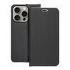 Kabura LUNA Book Carbon do IPHONE 15 Pro czarny