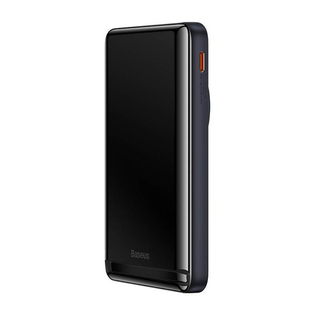 Baseus Magnetic Bracket Power Bank mit MagSafe Wireless Charging 10000mAh 20W Overseas Edition Blau (PPCX000203) + USB Type C Baseus Xiaobai Series 60W 0.5m