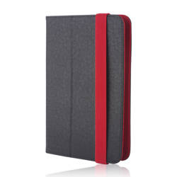 Uniwersalne etui ORBI do tabletów 9-10" czarno-czerwone