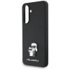 Karl Lagerfeld Saffiano Case w/ K&amp;C Metal Logo for Samsung Galaxy A56 - Black