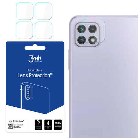 Szkło Hybrydowe na Aparat / Obiektyw SAMSUNG GALAXY A22 4G / LTE 3mk Flexible Glass Lens