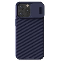 Nillkin CamShield Pro magnetische Hülle für iPhone 15 Pro Max mit Kameraschutz – Lila