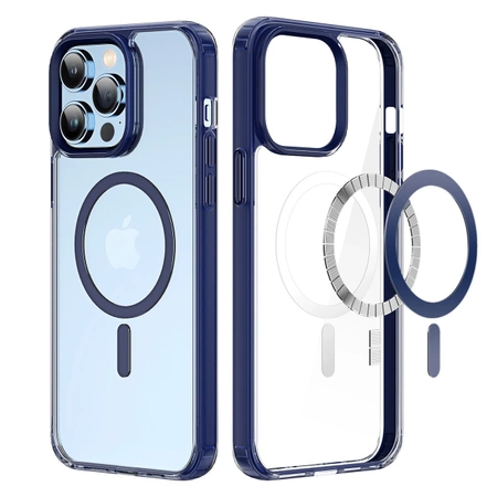Dux Ducis Clin2 Hülle für iPhone 14 Pro magnetische MagSafe Hülle blau