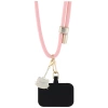 Hello Kitty Patch &amp; Kitty Kopf Charm Universal Handy-Umhängeband - Rosa