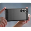 Etui silikonowe Carbon Case do Samsung Galaxy S25 - czarne