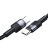 USAMS USB-C to USB-C Fast Charging Cable steel/tarnish SJ724USBSG01 (US-SJ724)