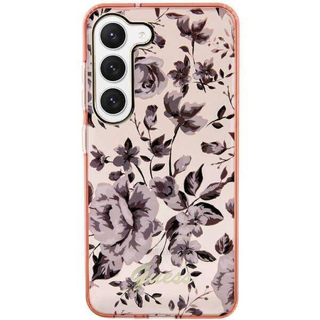Guess GUHCS23MHCFWSP S23+ S916 pink/pink Hardcase Flower Collection