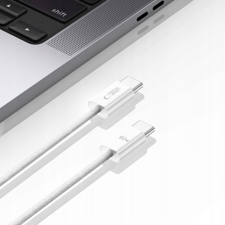 TECH-PROTECT KABEL ULTRABOOST CLASSIC 60W 3A USB-C/USB-C 1M WHITE