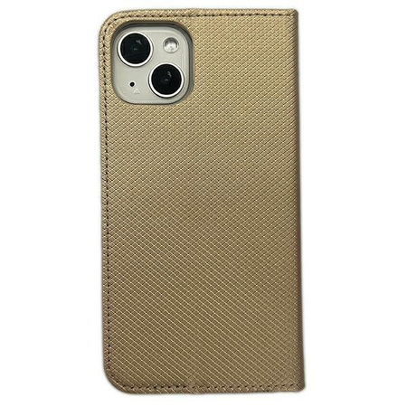 Etui Smart Magnet book iPhone 15 Pro Max6.7" złoty/gold