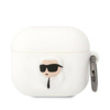 Karl Lagerfeld Silicone NFT Karl Head 3D - Etui AirPods 3 (biały)