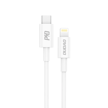 Kabel Dudao L6X USB-C - Lightning PD 20W 1m - biały