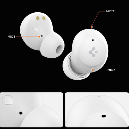SPIGEN SA2401 ANC PRO IN-EAR EARPHONE WHITE
