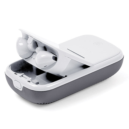 Lexon Speakerbuds Słuchawkibezprzewodowe z głośnikiem bluetooth szary/grey LA127G